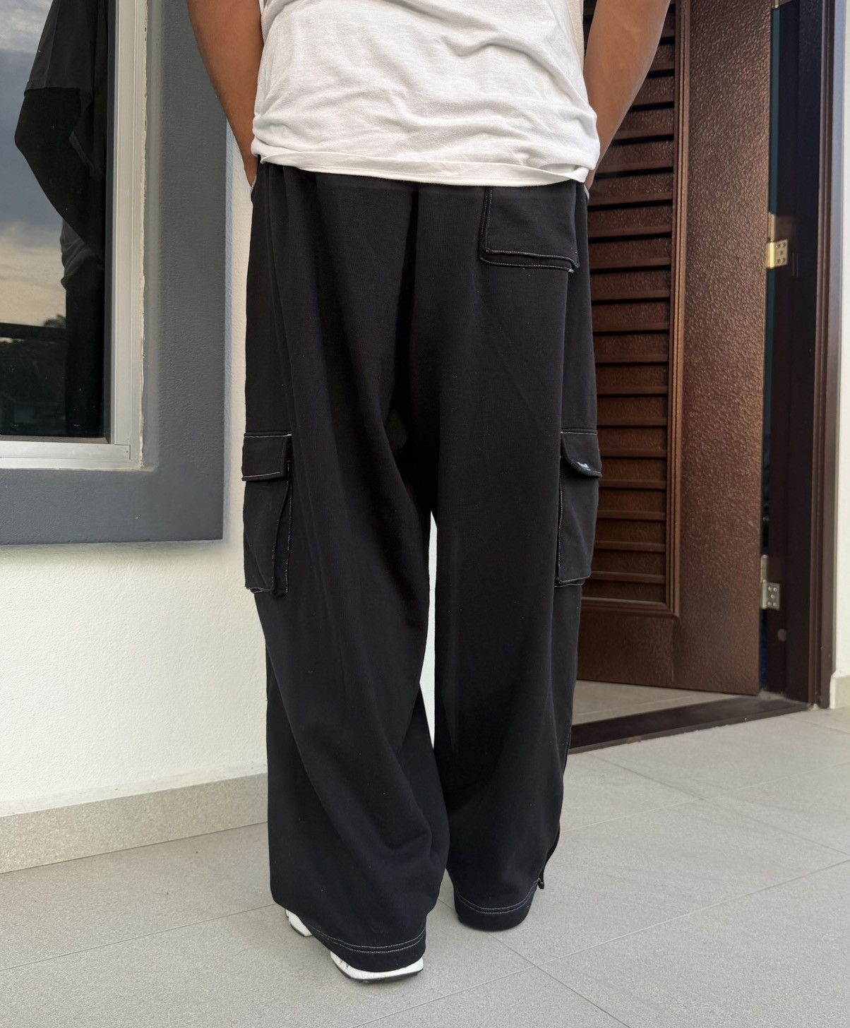 Triple 5 Soul SOUL Black Baggy Cargo Sweatpants Size US 36 / EU 52 - 5 Thumbnail