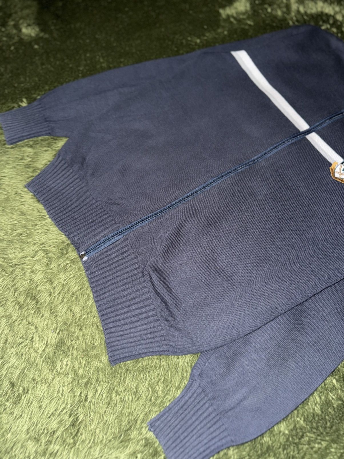 J. Press J.Press Made in Japan High-Neck Knit Zip-Up Size US S / EU 44-46 / 1 - 4 Thumbnail