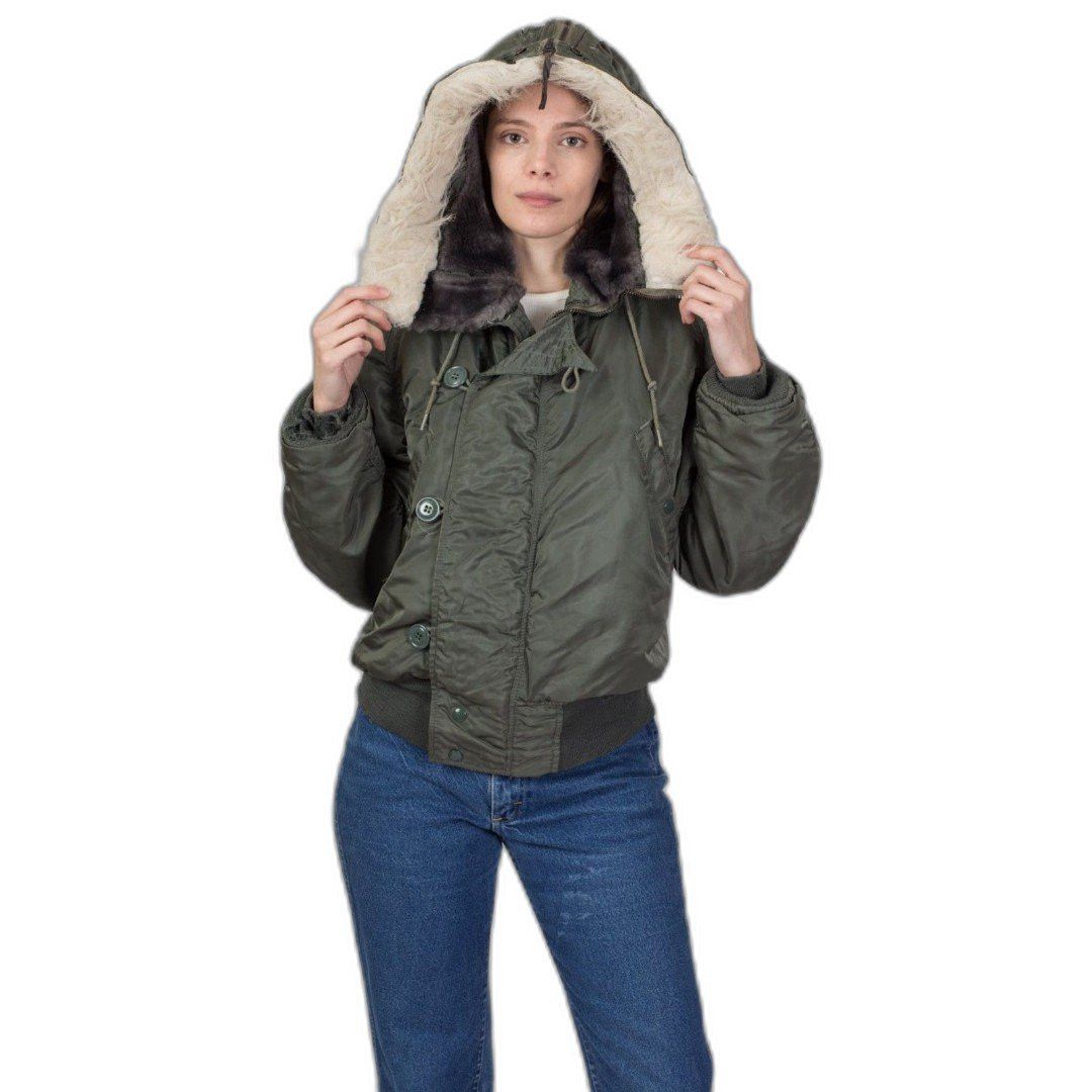 Alpha Industries × Vintage VTG 80s Military Parka Fur Hood Alpha Industries XL Size US XL / EU 56 / 4 - 1 Thumbnail