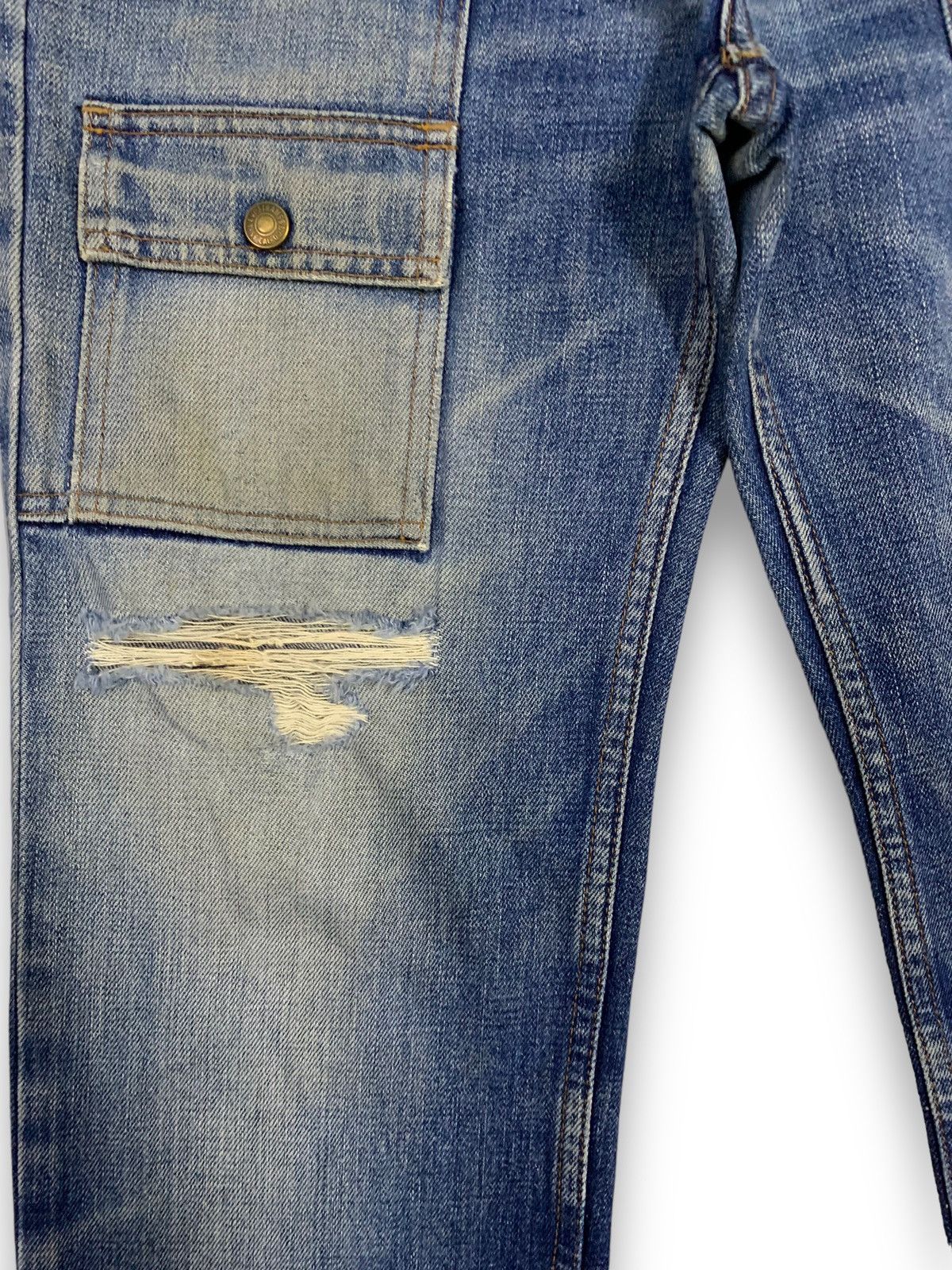 Levi's Vintage 90s Levis Red Tab Distressed Bush Denim Pants Size US 29 - 4 Thumbnail