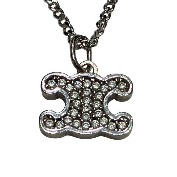 Celine Celine CELINE Triomphe Necklace Metal Necklace DUTY FREE for USA Size ONE SIZE - 1 Thumbnail