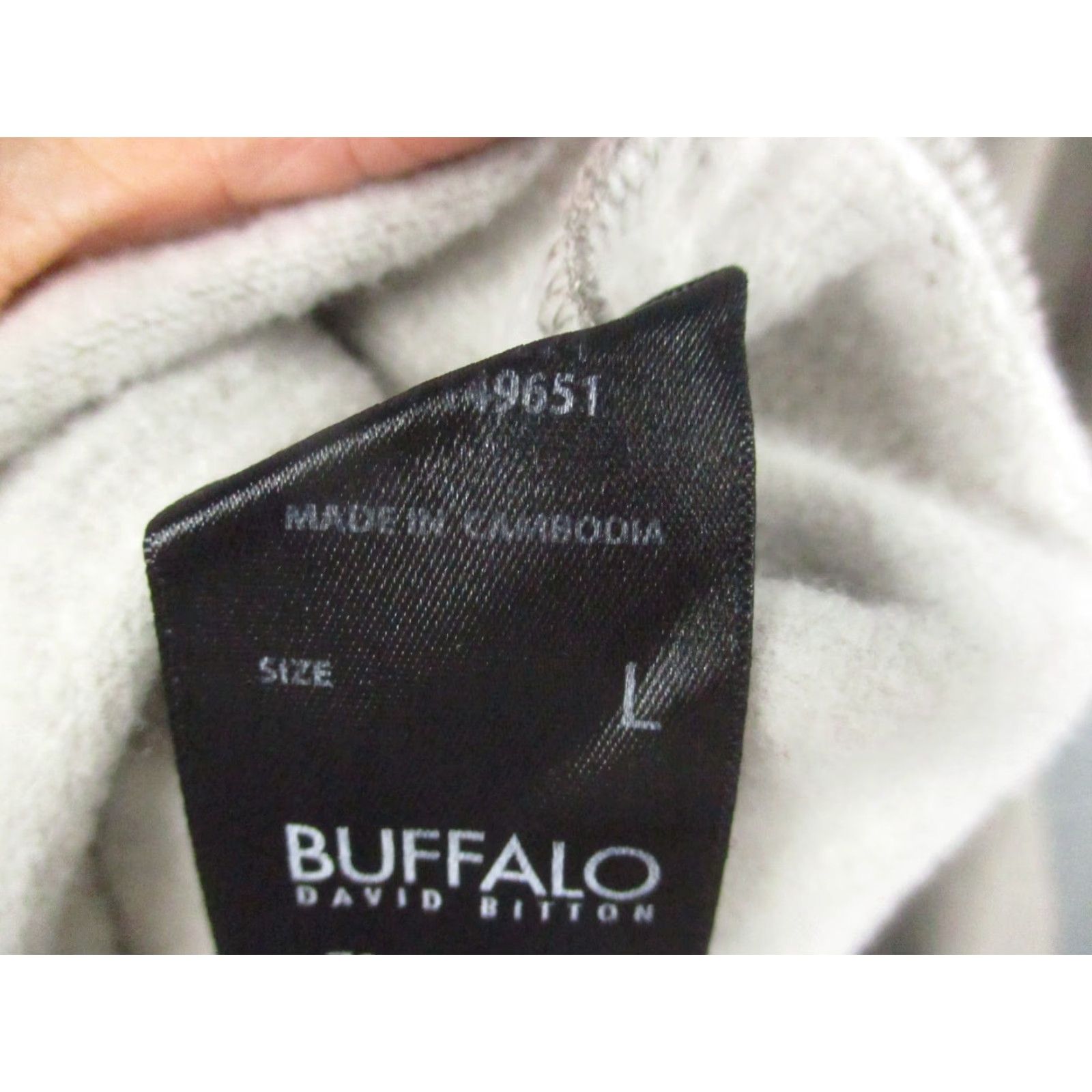 Buffalo David Bitton Buffalo David Bitton Hoodie Mens Large Gray Kangaroo Pocket Pullover Casual Soft Size US L / EU 52-54 / 3 - 7 Thumbnail