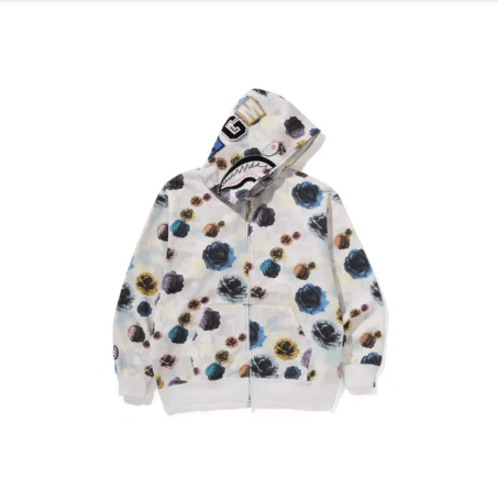 Bape Bape Human Made Dalmatian All‑Over Print Hoodie Size US XL / EU 56 / 4 - 1 Thumbnail