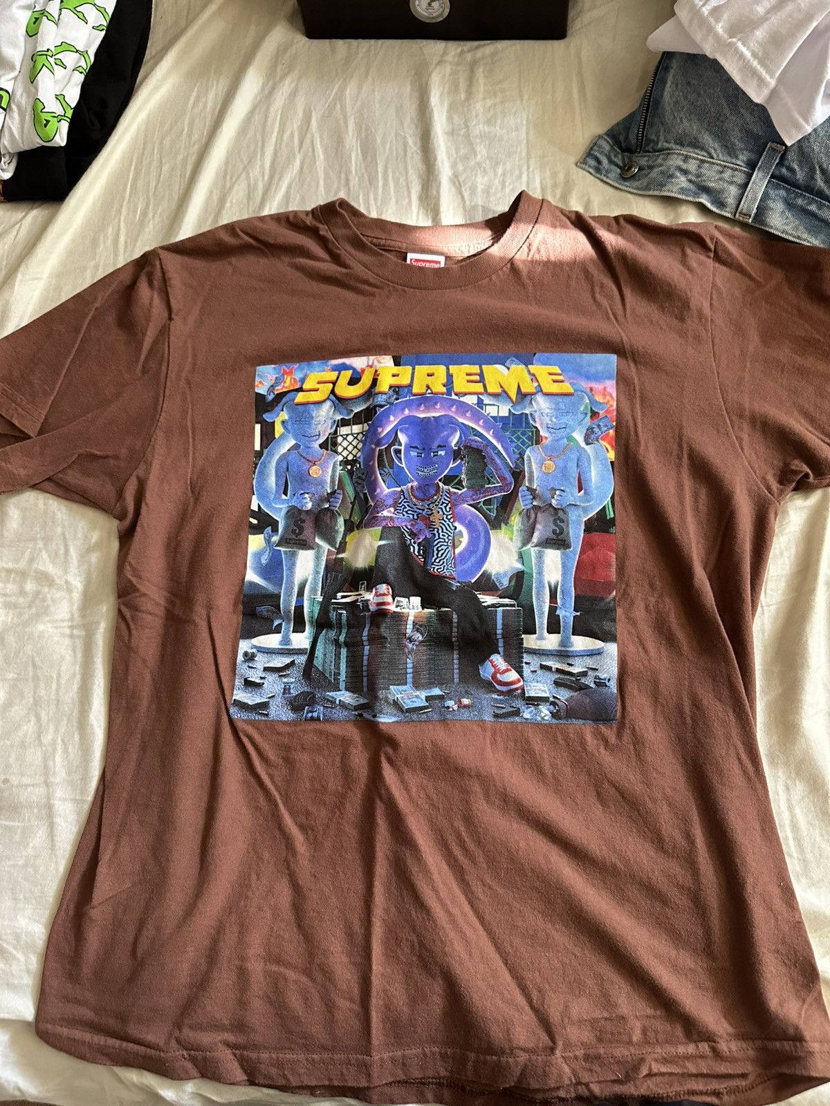 Supreme Supreme “Richest” Tee Brown Size US L / EU 52-54 / 3 - 1 Thumbnail