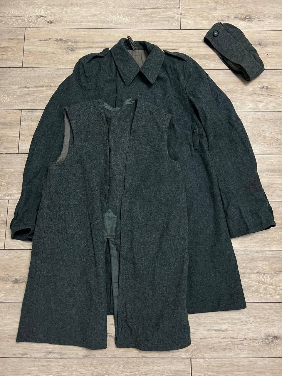 Other Vintage Swiss Army Pea Trench Wool Coat 50 BB Military Rare Size US M / EU 48-50 / 2 - 1 Thumbnail