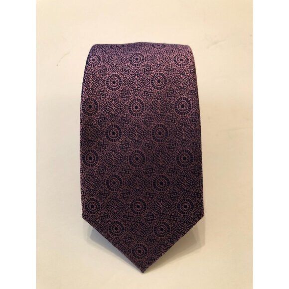 Joseph Abboud joseph abboud men's new purple 100%silk tie 3" X 61" Size ONE SIZE - 1 Thumbnail