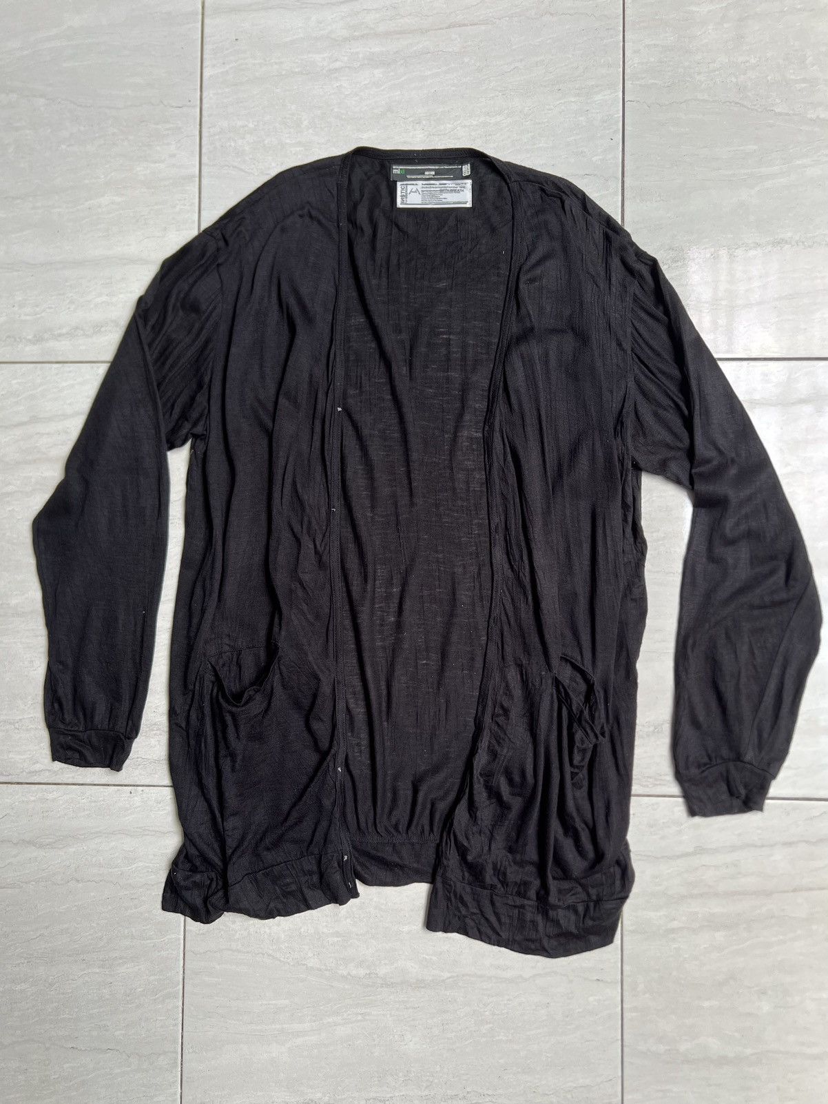 14th Addiction NUMBER NINE Black Cardigan Outer Size US L / EU 52-54 / 3 - 5 Thumbnail