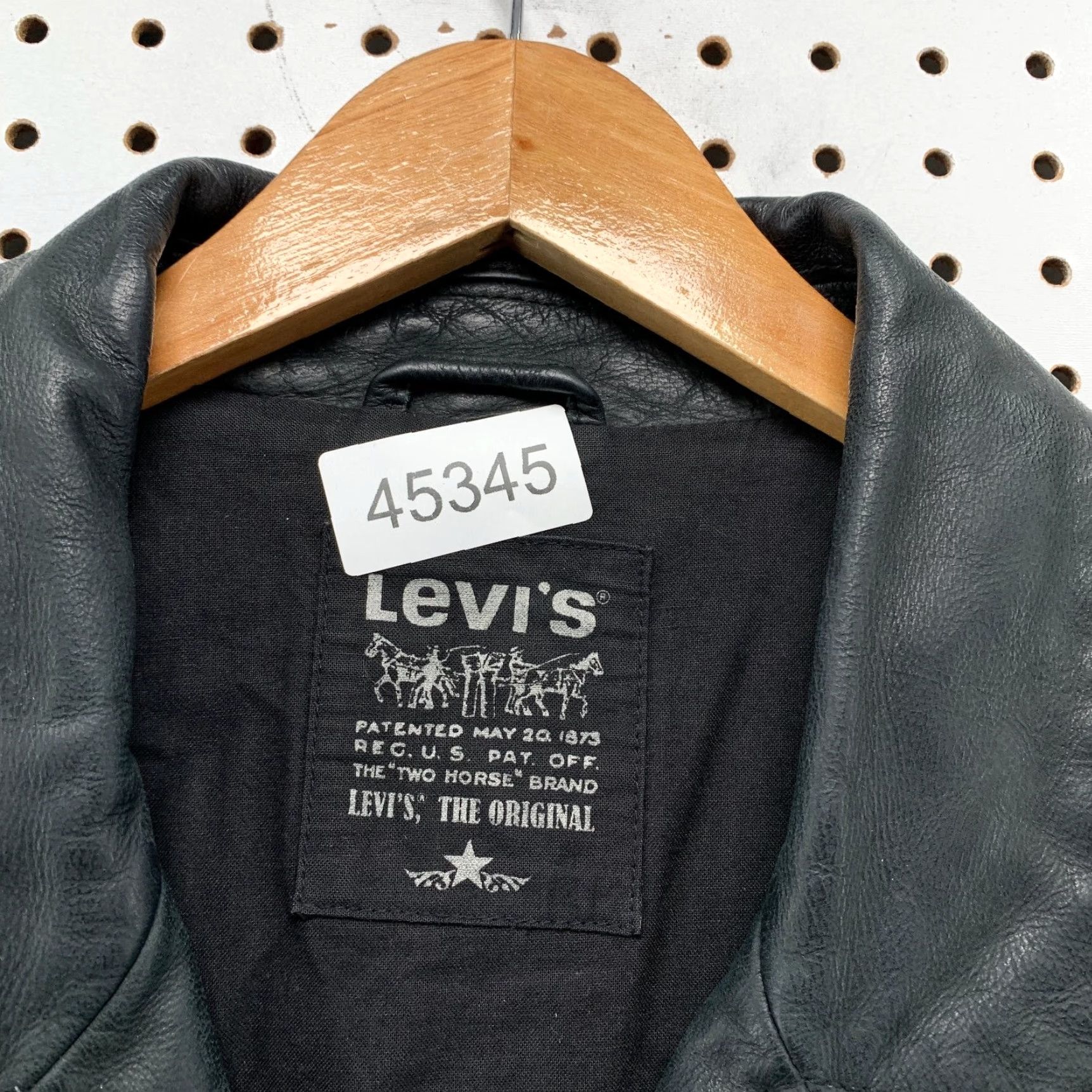 Levi's Levi's Genuine Leather Motorcycle Jacket Mens XL Black Heavyweight Moto Biker Jacket Size US XL / EU 56 / 4 - 4 Thumbnail