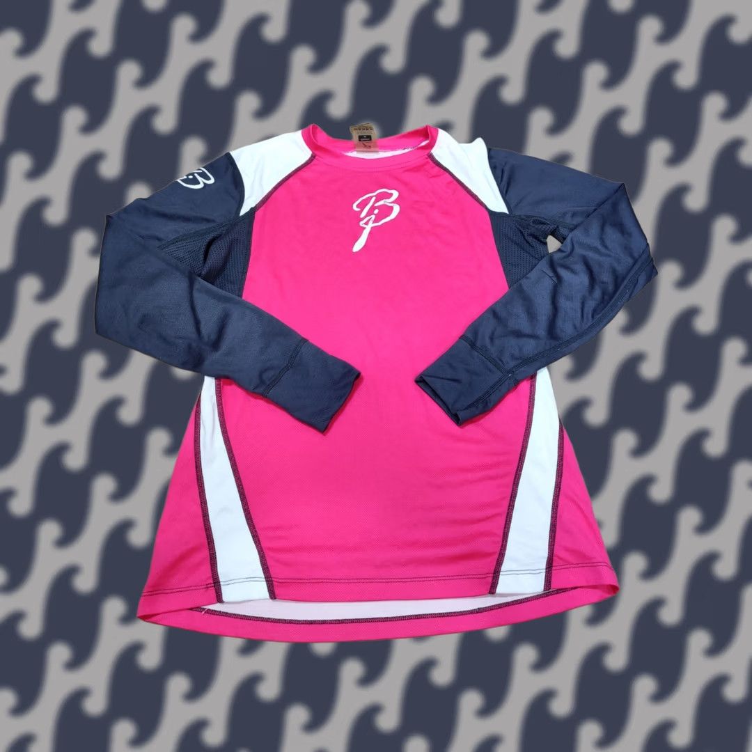 Layer 8 Bjorn Daehlie Base Layer Womens Long Sleeve T-Shirt Pink Size M Stretch Ladies Regular Shirt Capable of Moisture Wicking Quick Dry Thermal Size L / US 10 / IT 46 - 1 Thumbnail