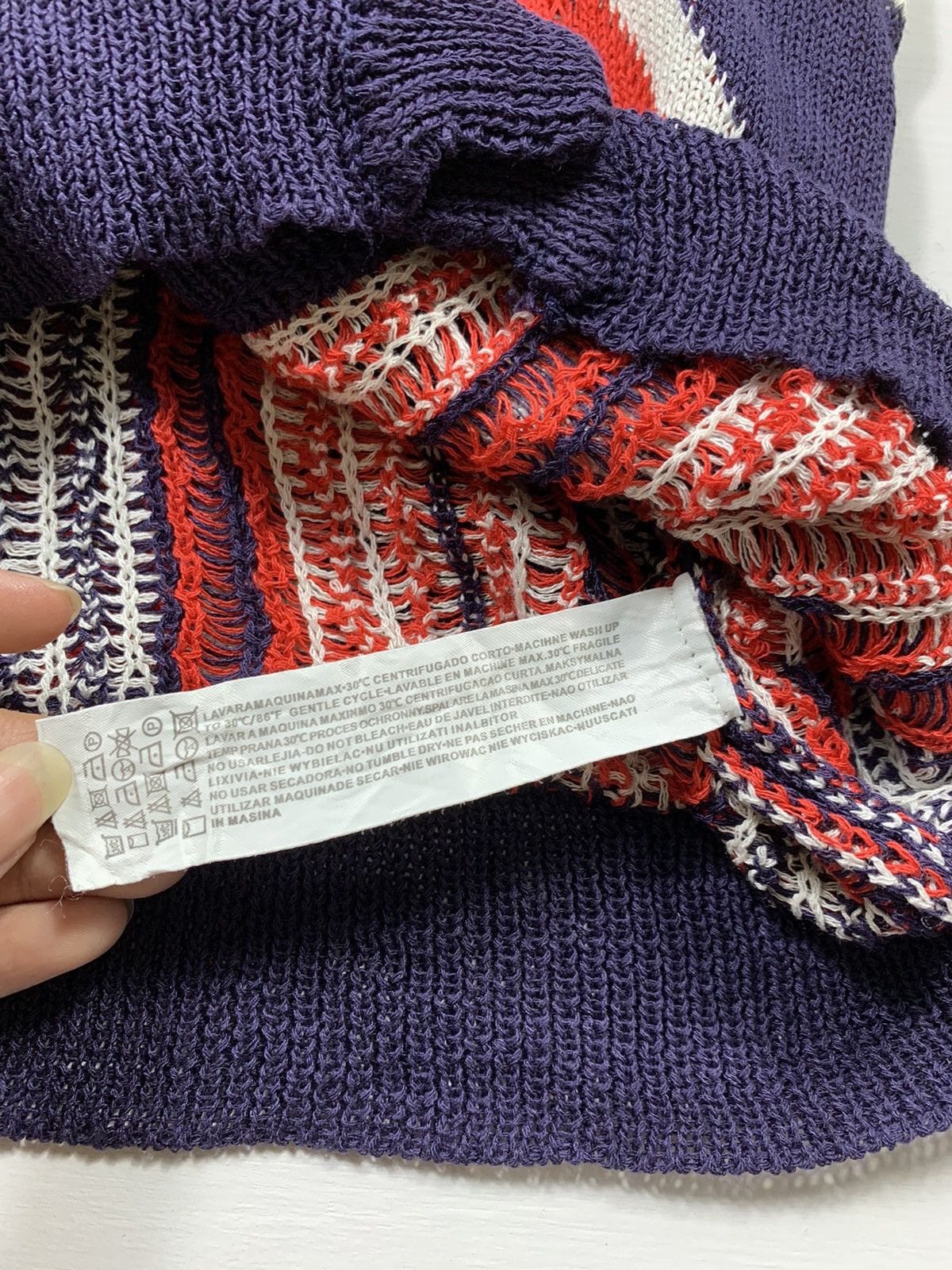 Beauty Beast × Hysteric Glamour × Japanese Brand CRAZY SICK BRITISH DISTRESED AMERICAN FLAG KNIT LGB STYLE Size US M / EU 48-50 / 2 - 5 Thumbnail