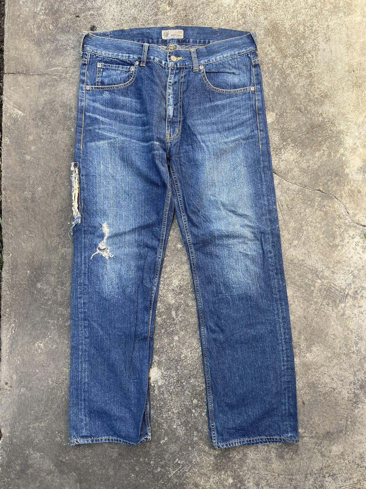 Japanese Brand Sideswipesymbolize by DBR Carpenter pants jeans Size US 35 - 5 Thumbnail