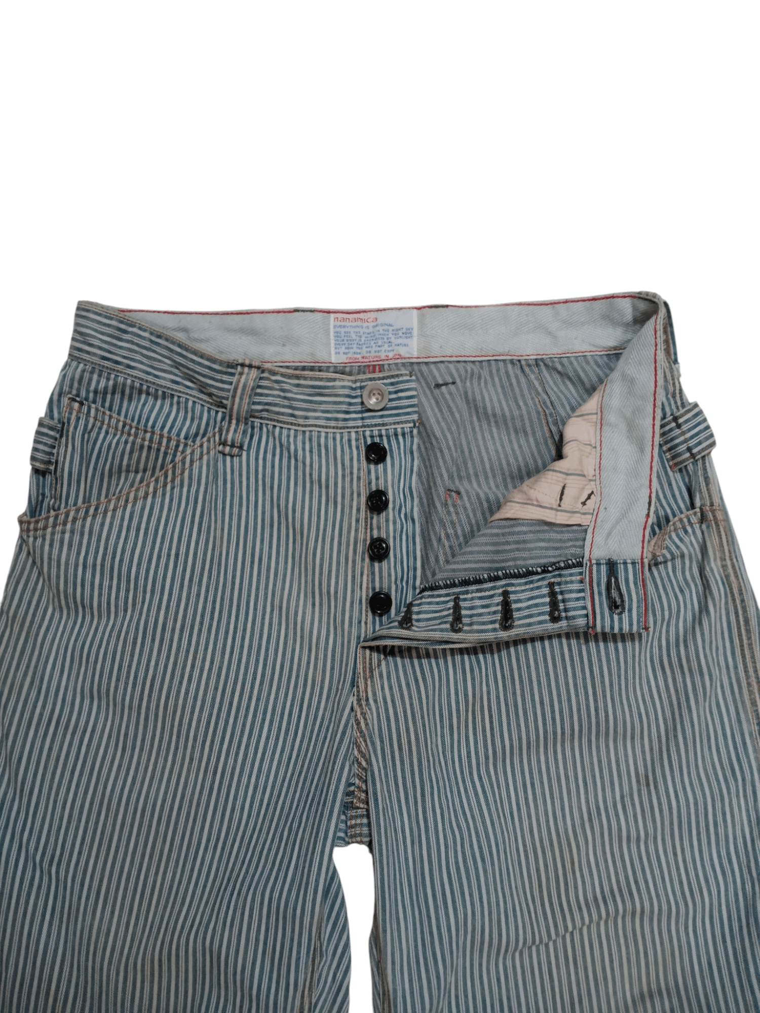 Nanamica Rare Vintage Nanamica Carpenter Hickory Jeans Size US 32 / EU 48 - 8 Thumbnail