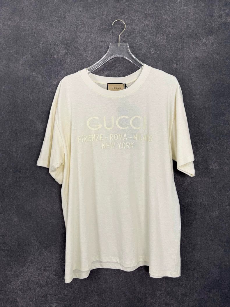 Gucci Logo embroidery short sleeves