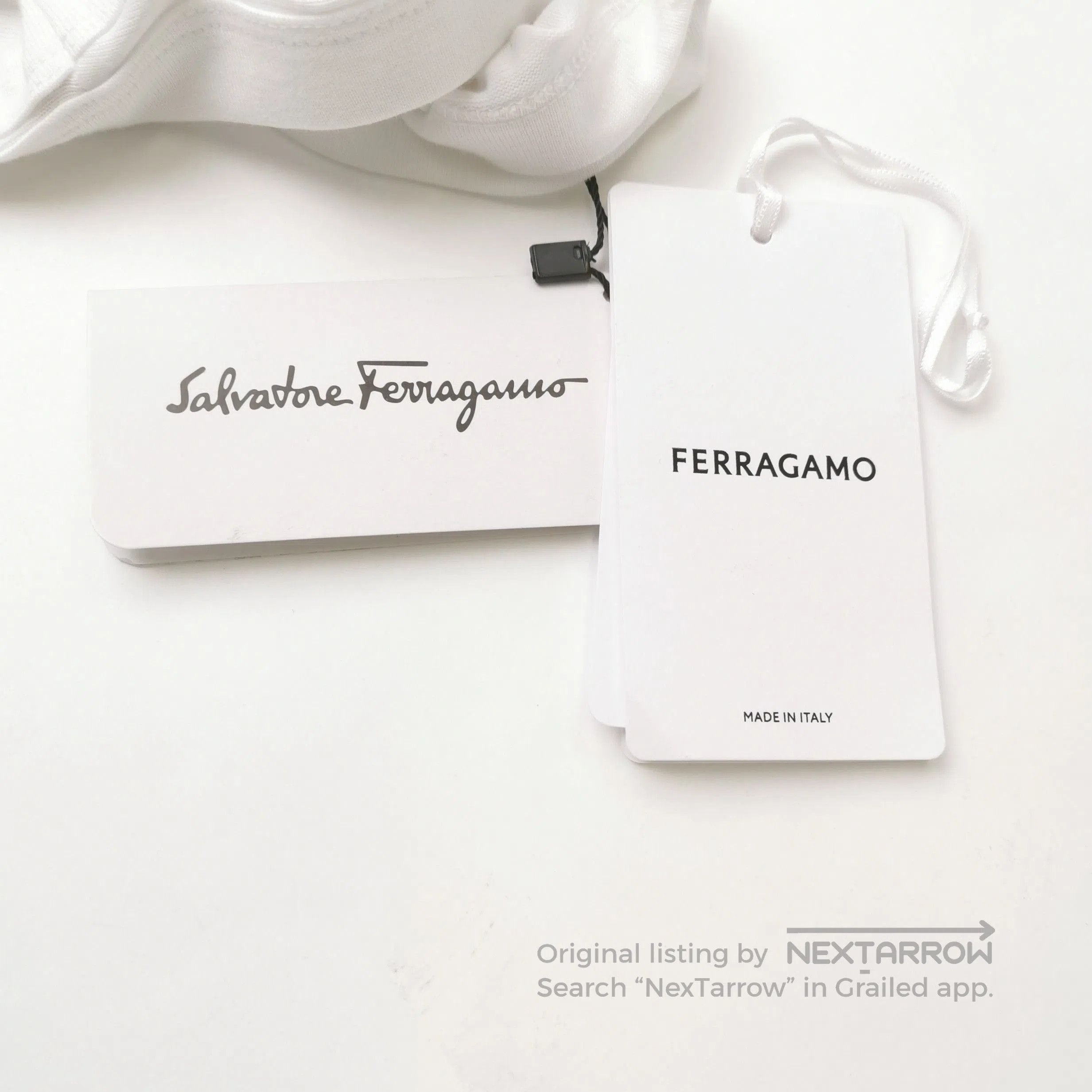 Louis Vuitton Salvatore Ferragamo S Cotton Logo Tank Top. Size US S / EU 44-46 / 1 - 1 Thumbnail