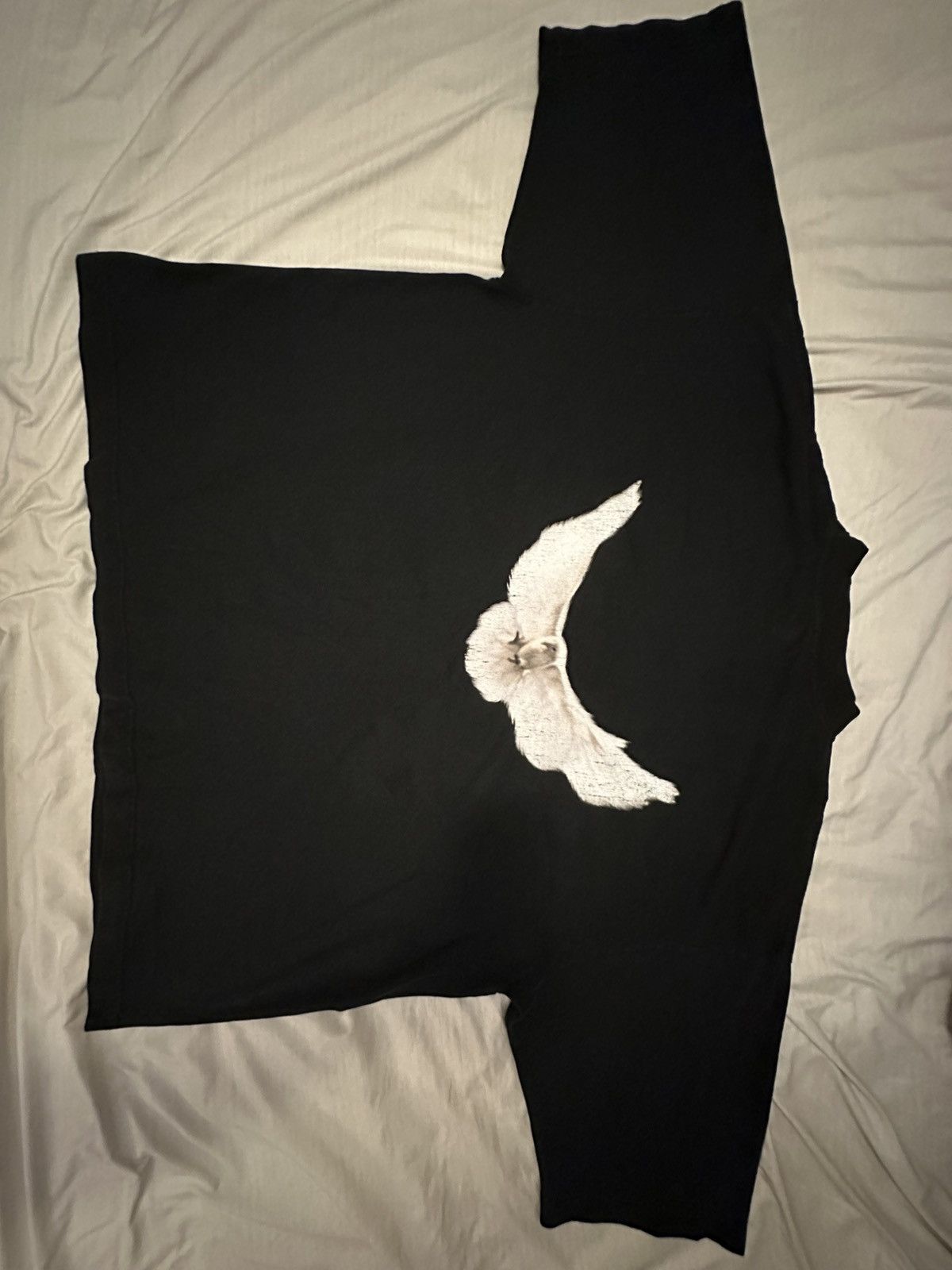 Balenciaga × Gap × Kanye West Dove 3/4 Tee Black Large Size US L / EU 52-54 / 3 - 2 Thumbnail