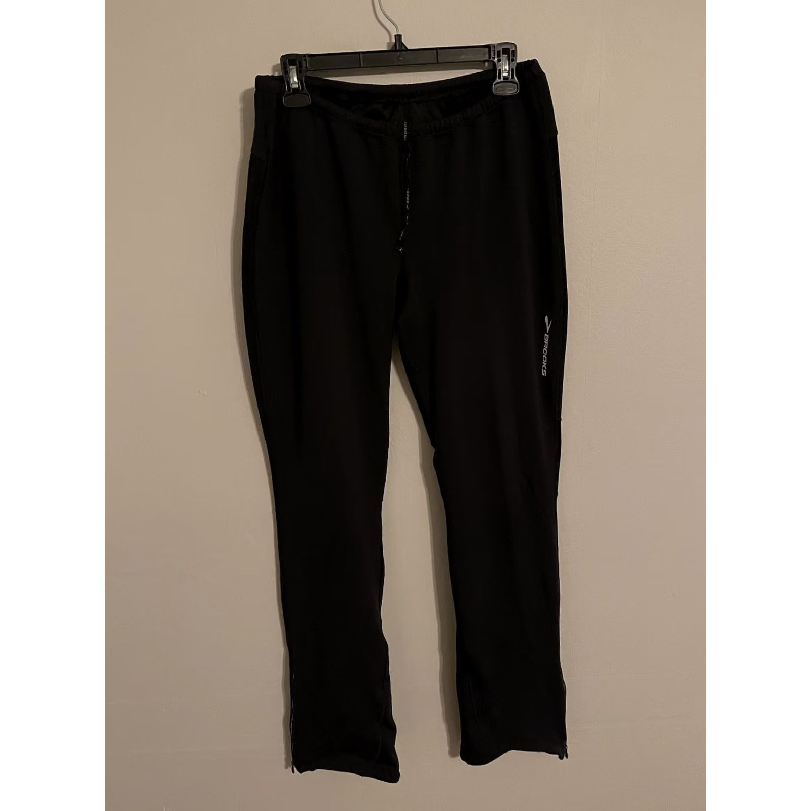 Brooks Brooks Pants Womens L Black Running Equilibrium Athetic Performance Women Size 36" / US 14 / IT 50 - 2 Thumbnail