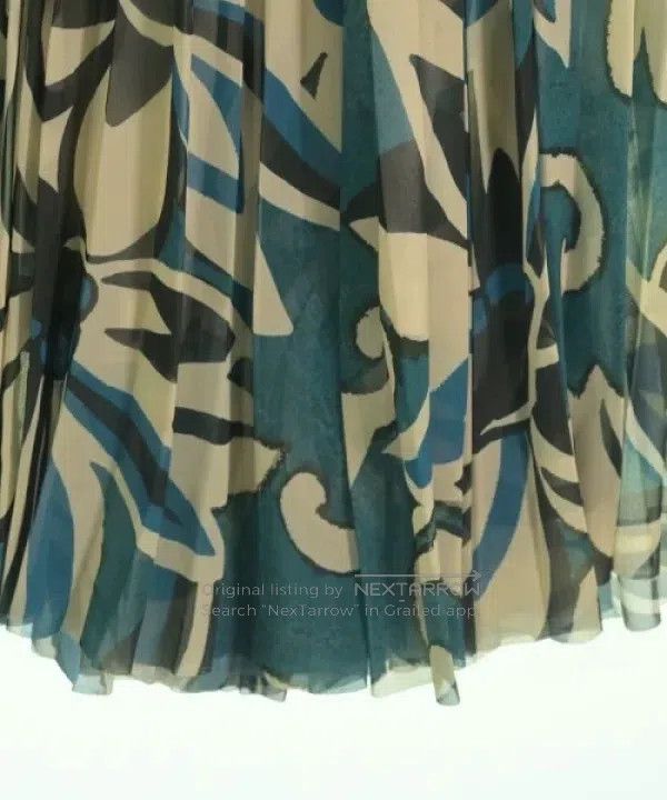 Dries Van Noten Dries Van Noten Floral Pattern Midi Skirt Size 33" - 5 Thumbnail