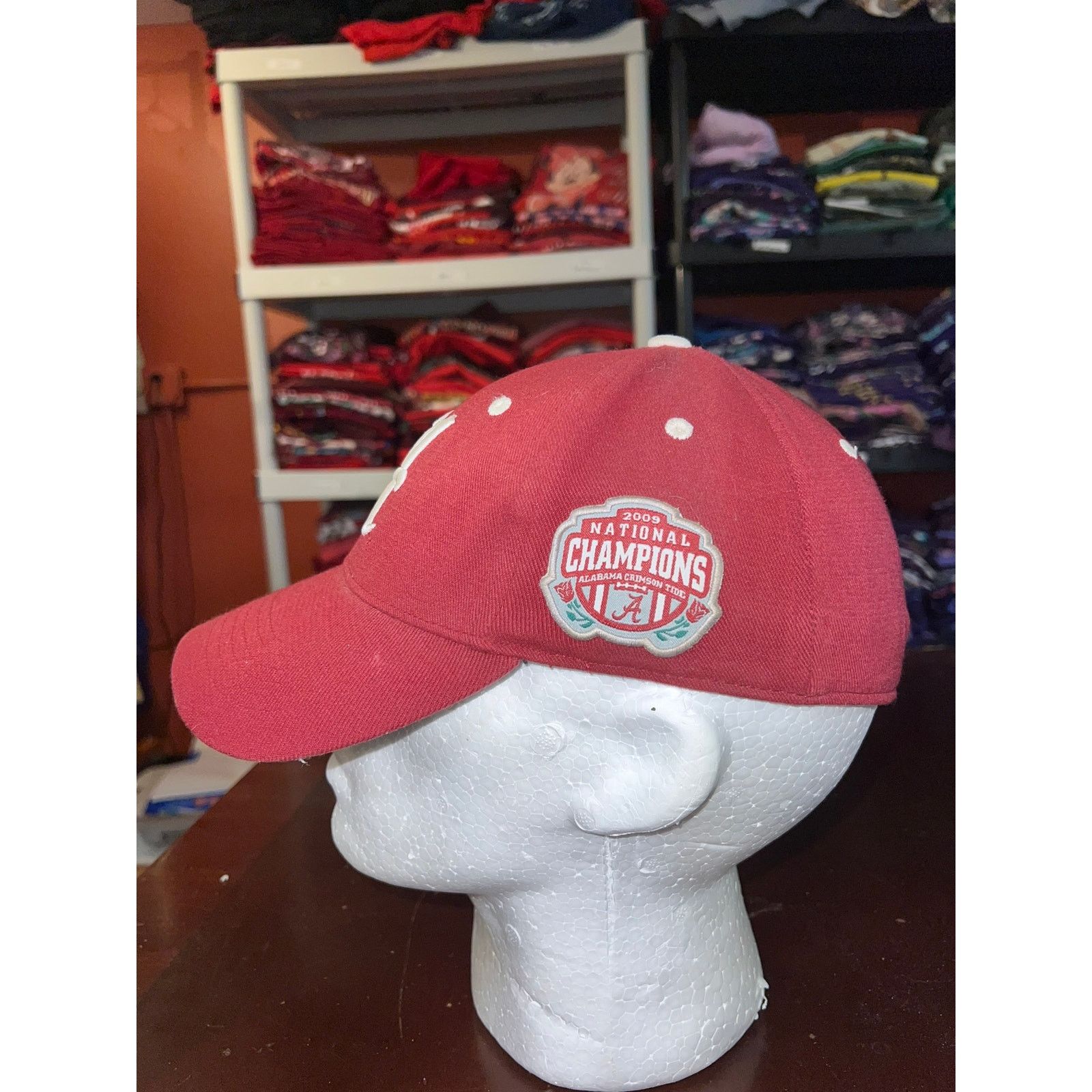 NCAA Alabama Crimson Tide Hat National Champs 2009 College Cap Size ONE SIZE - 3 Thumbnail