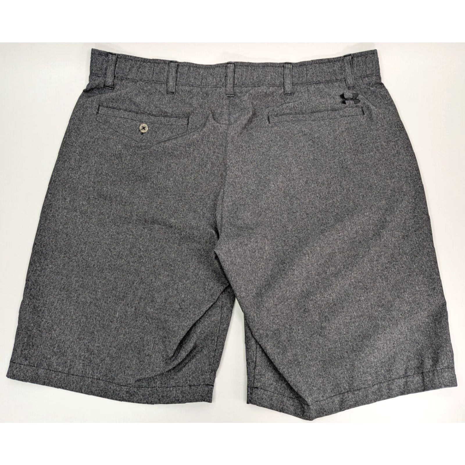 Under Armour Under Armour Shorts Men 40 Gray Match Play UA Golf Elastic Waist Flat Front Size US 40 / EU 56 - 2 Thumbnail