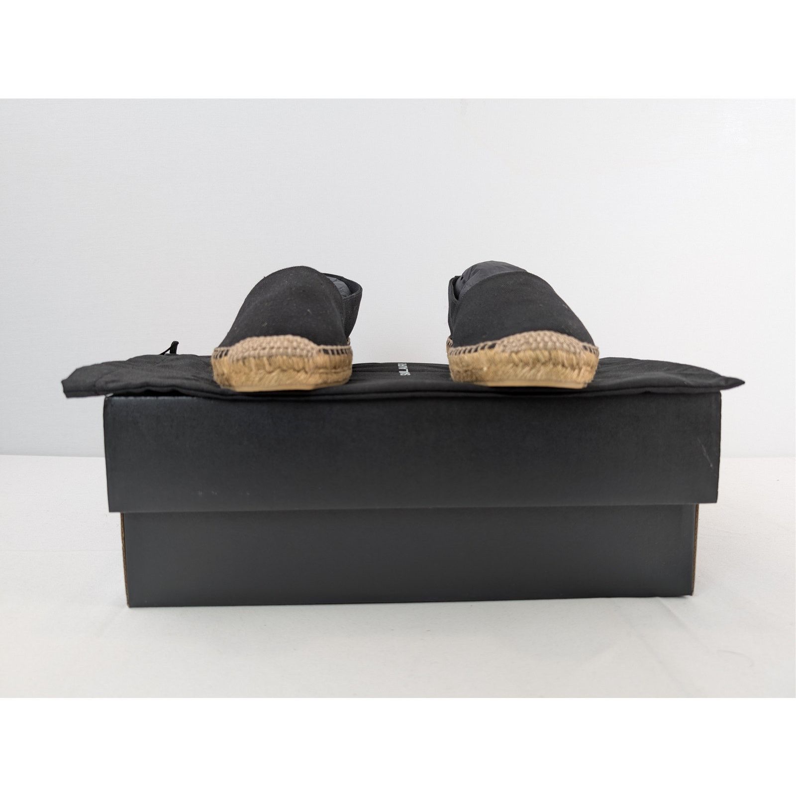 Saint Laurent Paris o1rshd1 Saint Laurent Canvas Espadrilles Slip On Shoes Black Size US 7.5 / EU 40-41 - 16 Thumbnail