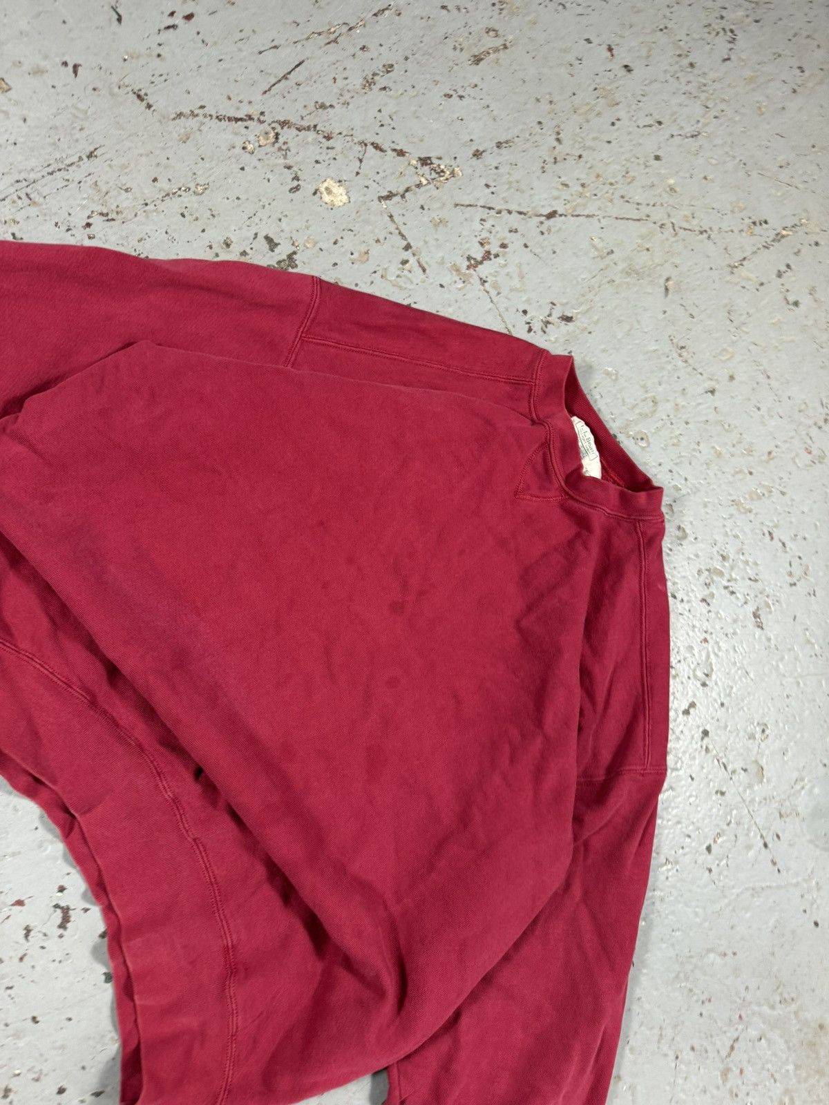 L.L. Bean Vintage LL Bean Burgundy Blank Crewneck Size US XL / EU 56 / 4 - 4 Thumbnail