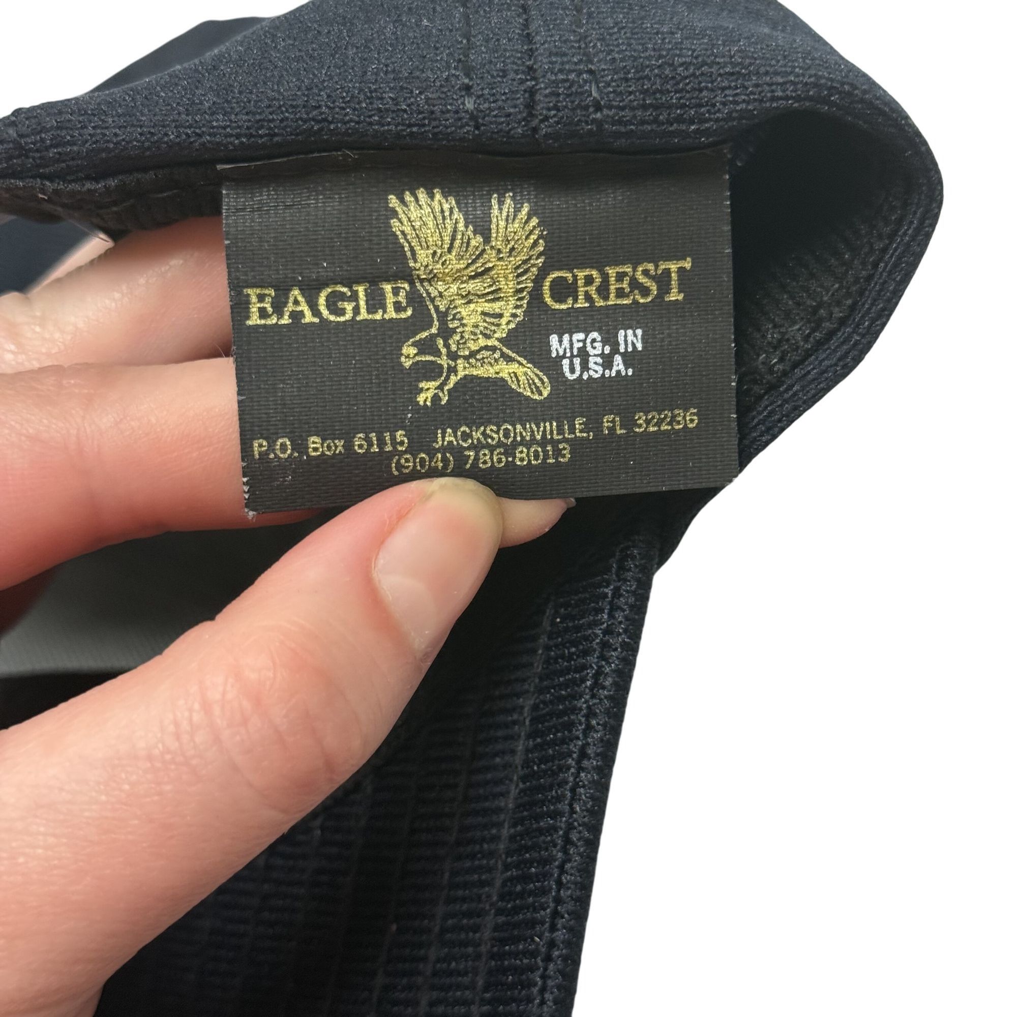 Other NOS New Vtg Eagle Crest USS ESSEX LHD-2 USA NAVY Hat Size ONE SIZE - 4 Thumbnail
