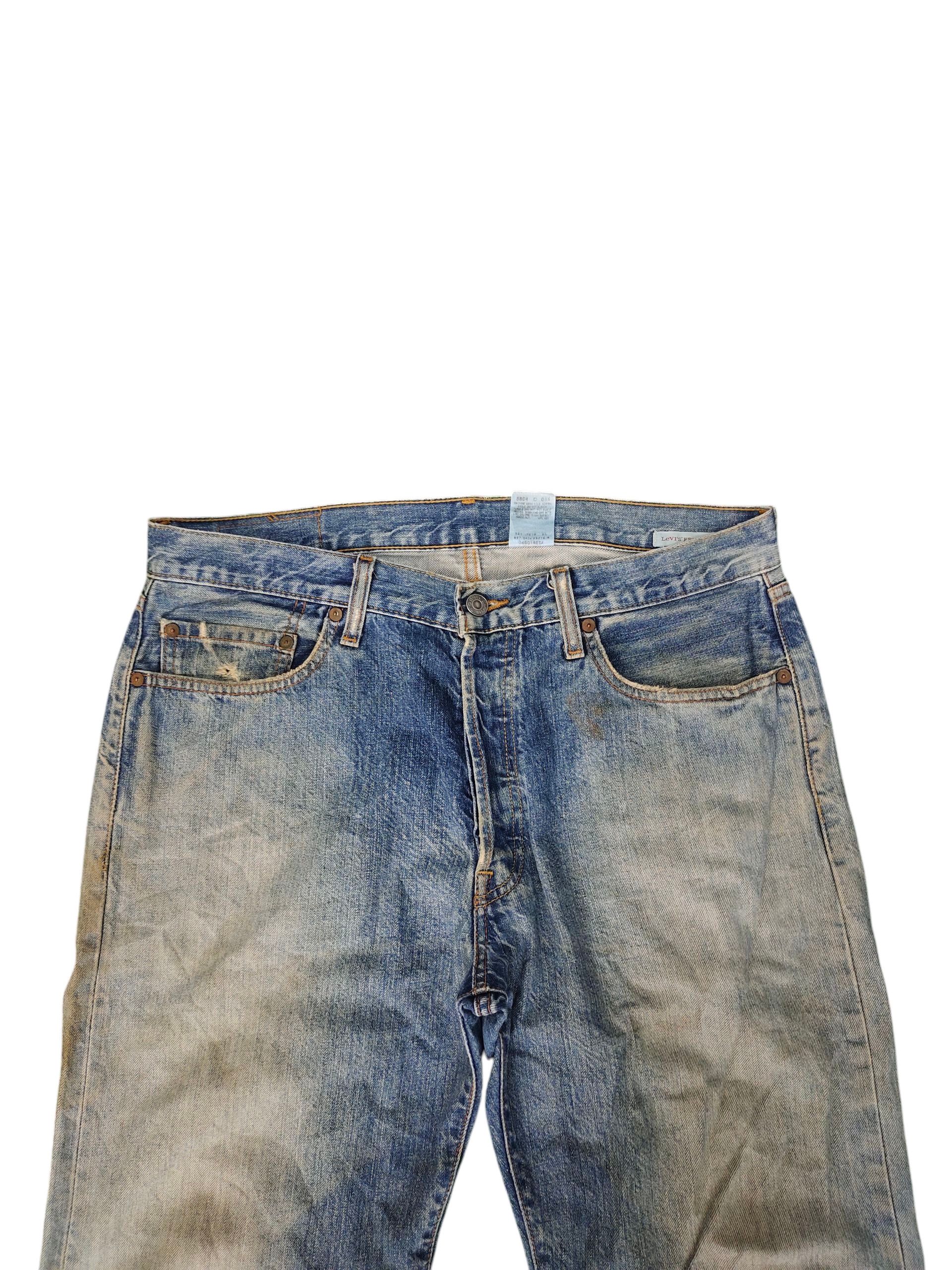 Levi's Vintage Levis 501 Clawmark Distress Faded Jeans Size US 34 / EU 50 - 3 Thumbnail