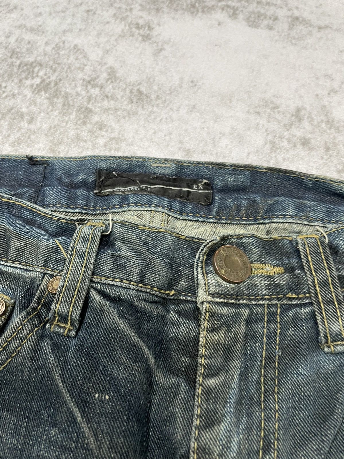 Hysteric Glamour 2000s acid wash japan denim pants y2k style Size US 30 / EU 46 - 4 Thumbnail