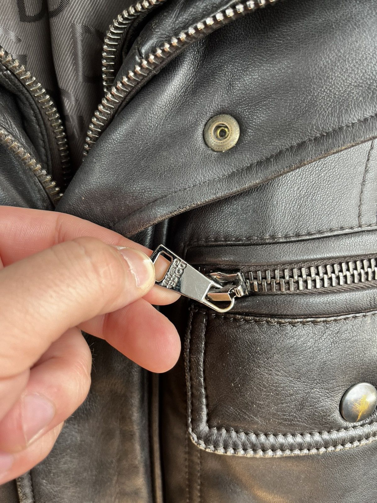 Dolce & Gabbana × Leather × Lucky Brand Dolce Gabbana leather jacket size 50 Size US M / EU 48-50 / 2 - 8 Thumbnail