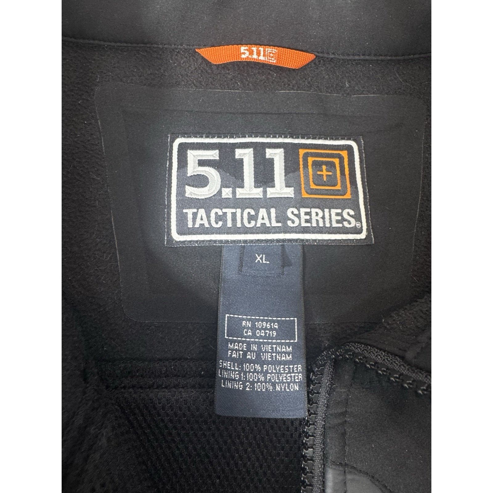 5.11 5.11 Tactical Jacket Mens XL Black Softshell Windbreaker Size US XL / EU 56 / 4 - 6 Thumbnail