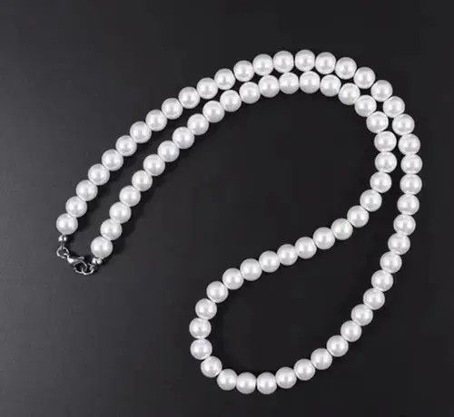 Vintage Pearl Necklace Casual Chain Jewelry Classic Imitation Bead Size ONE SIZE - 4 Thumbnail