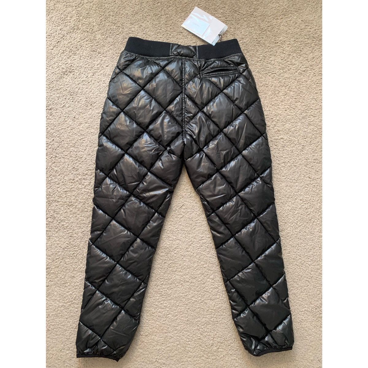 Other LUXTON LUXURY BLACK QUILTED PUFFER PANTS Size US 32 / EU 48 - 2 Thumbnail