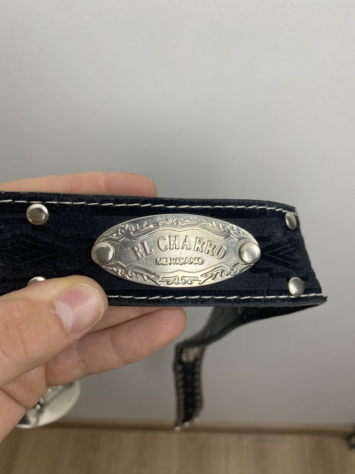 Cowboy Equipment Vintage Belt 80s Avan Garde Texas Cowboy Size 32 - 3 Thumbnail