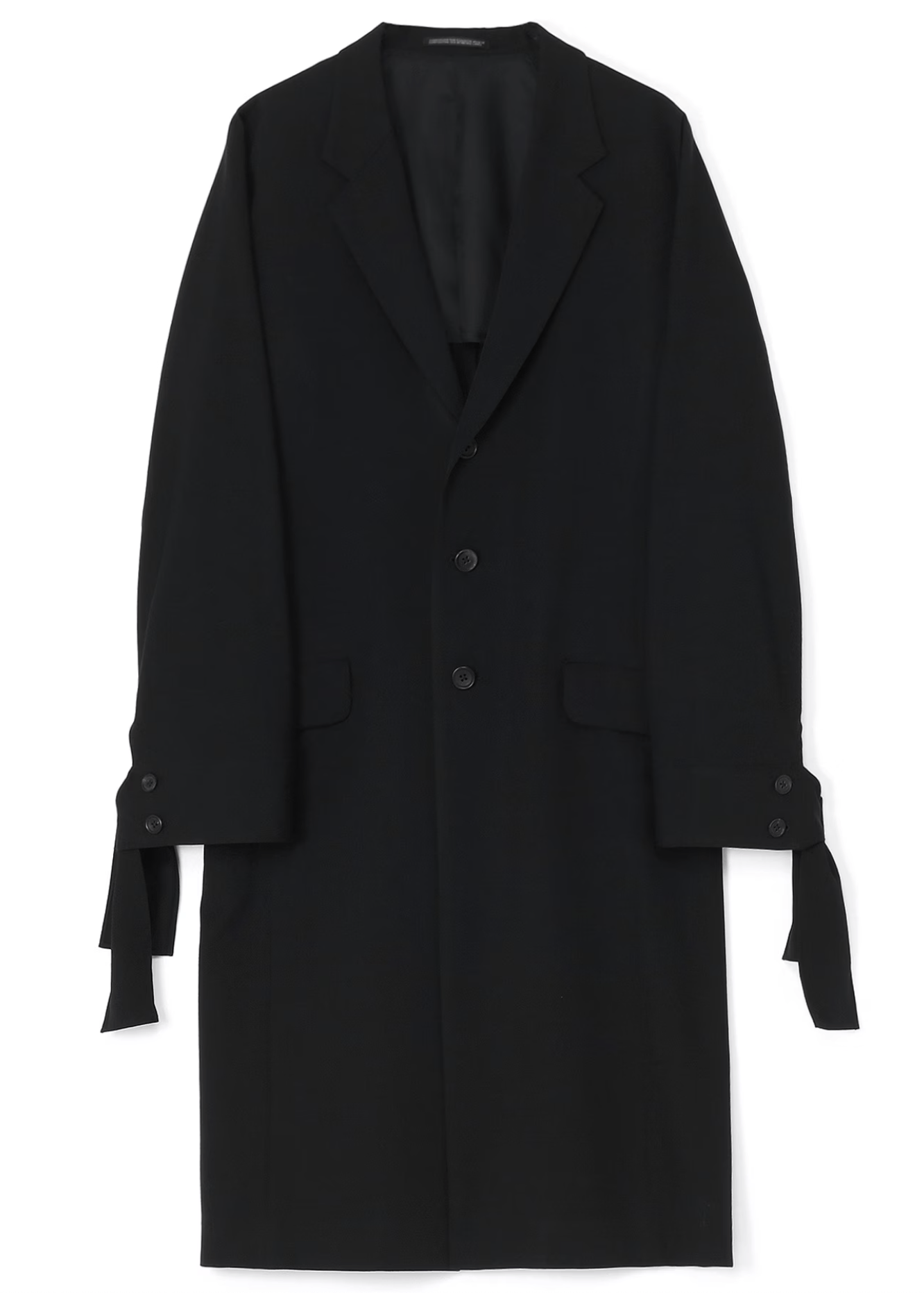 Yohji Yamamoto Yohji Yamamoto Pour Homme - TIED SLEEVE CUFF LONG JACKET Size US M / EU 48-50 / 2 - 13 Thumbnail