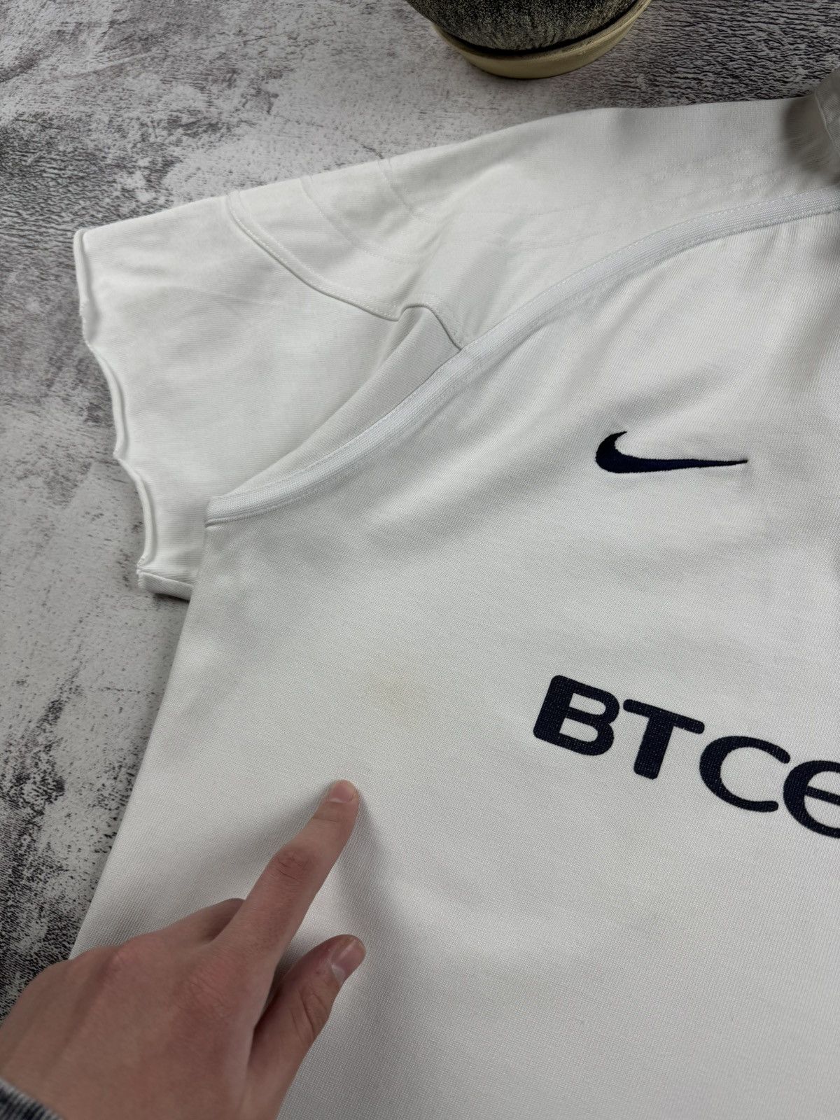 Nike Nike Home Team National 1999/2000 England Polo Jersey T Shirt Size US L / EU 52-54 / 3 - 8 Thumbnail