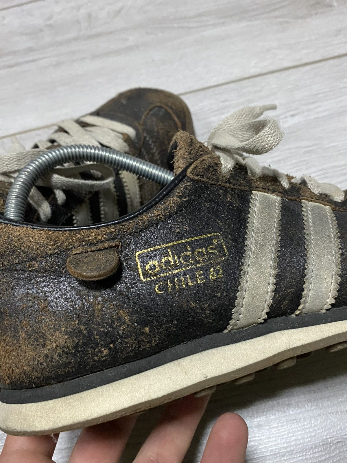 Adidas Adidas Chile 62 vintage leather sneakers shoes Size US 7.5 / EU 40-41 - 8 Thumbnail