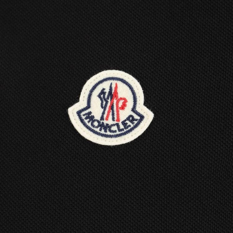 Moncler o1s22i1n1124 Striped Polo Shirt in Black Size US S / EU 44-46 / 1 - 3 Thumbnail