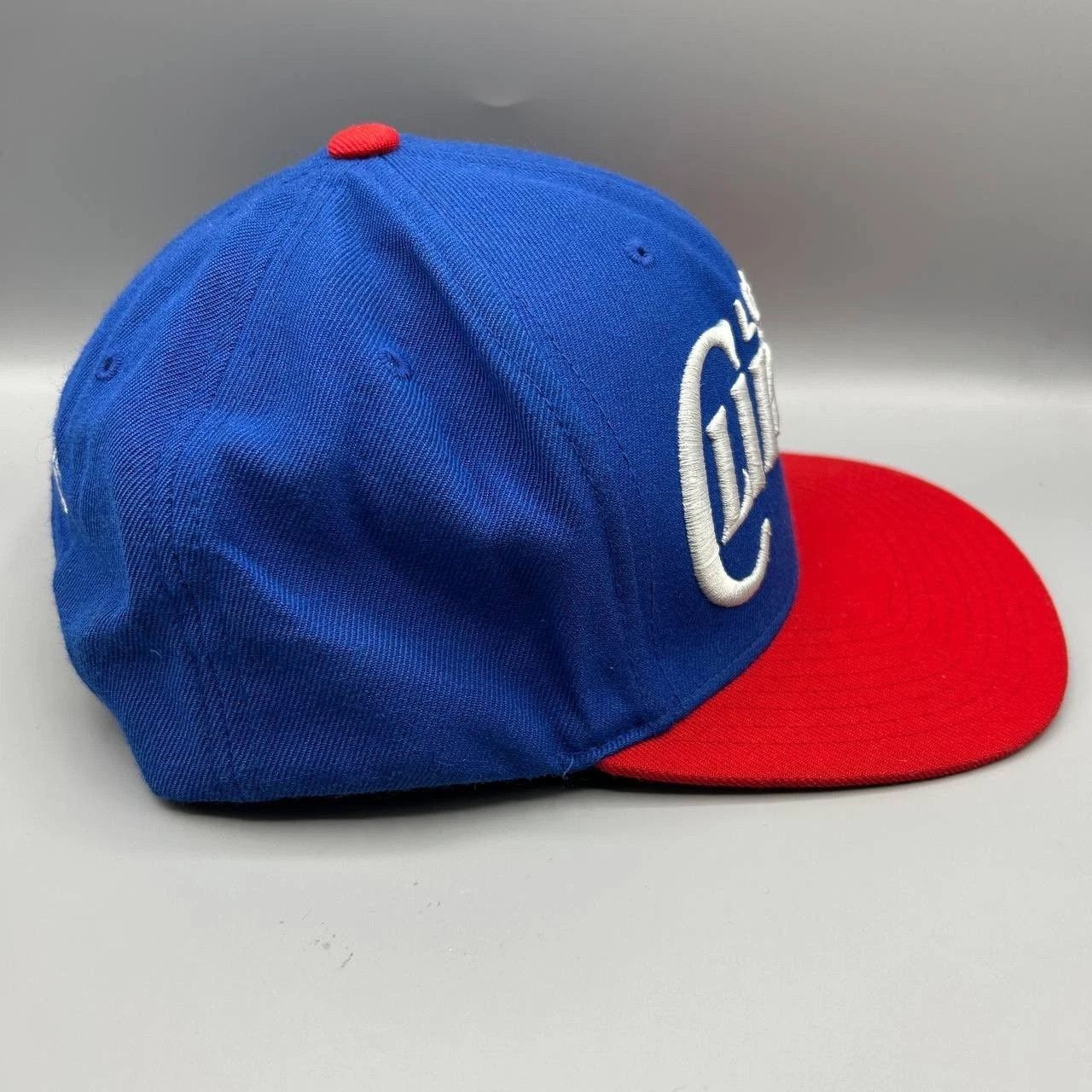 Mitchell & Ness Los Angeles Clippers Hat Men Blue Red Embroidered Snap Back Size ONE SIZE - 9 Thumbnail