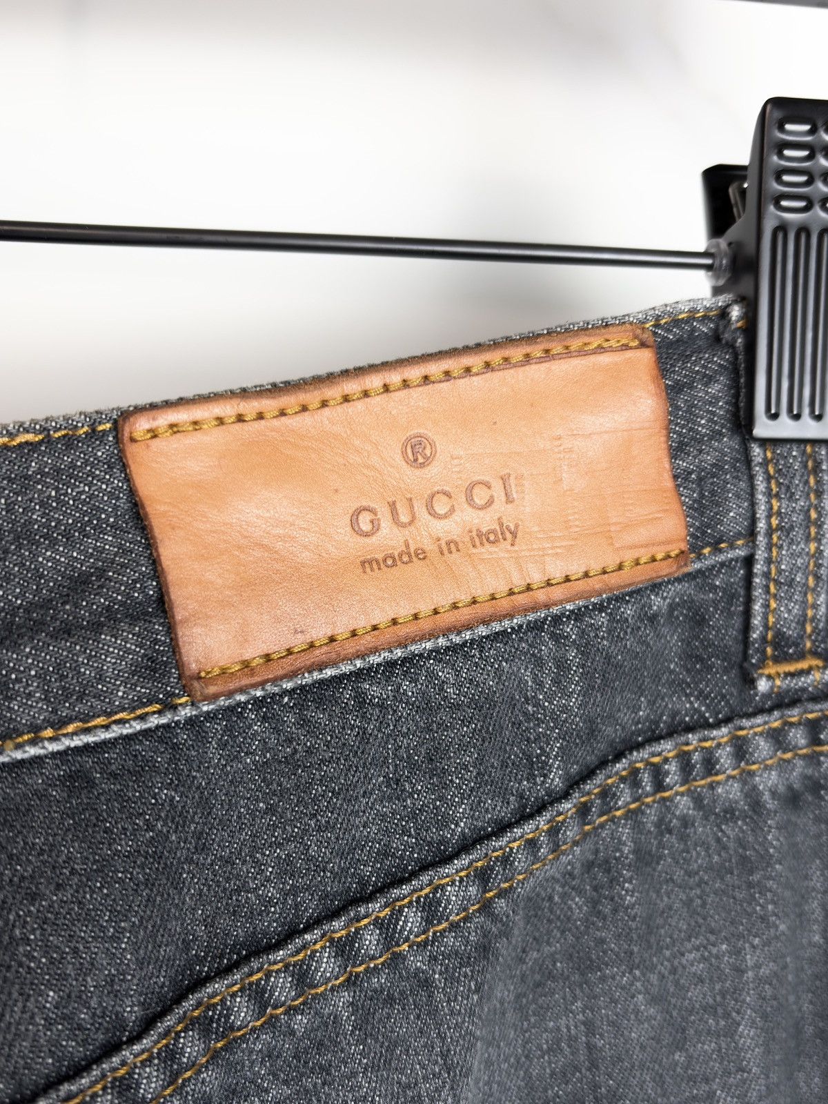 Gucci Gucci Tom Ford Vintage Baggy Bootcut Faded Gray Denim Jeans Size US 32 / EU 48 - 5 Thumbnail