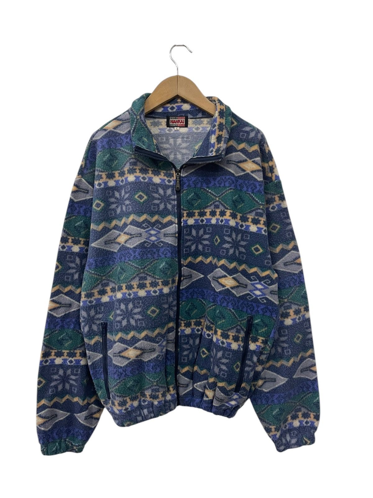 Gear for Sports Vintage Nankai Japan Printed Fleece Jacket Size US M / EU 48-50 / 2 - 2 Thumbnail