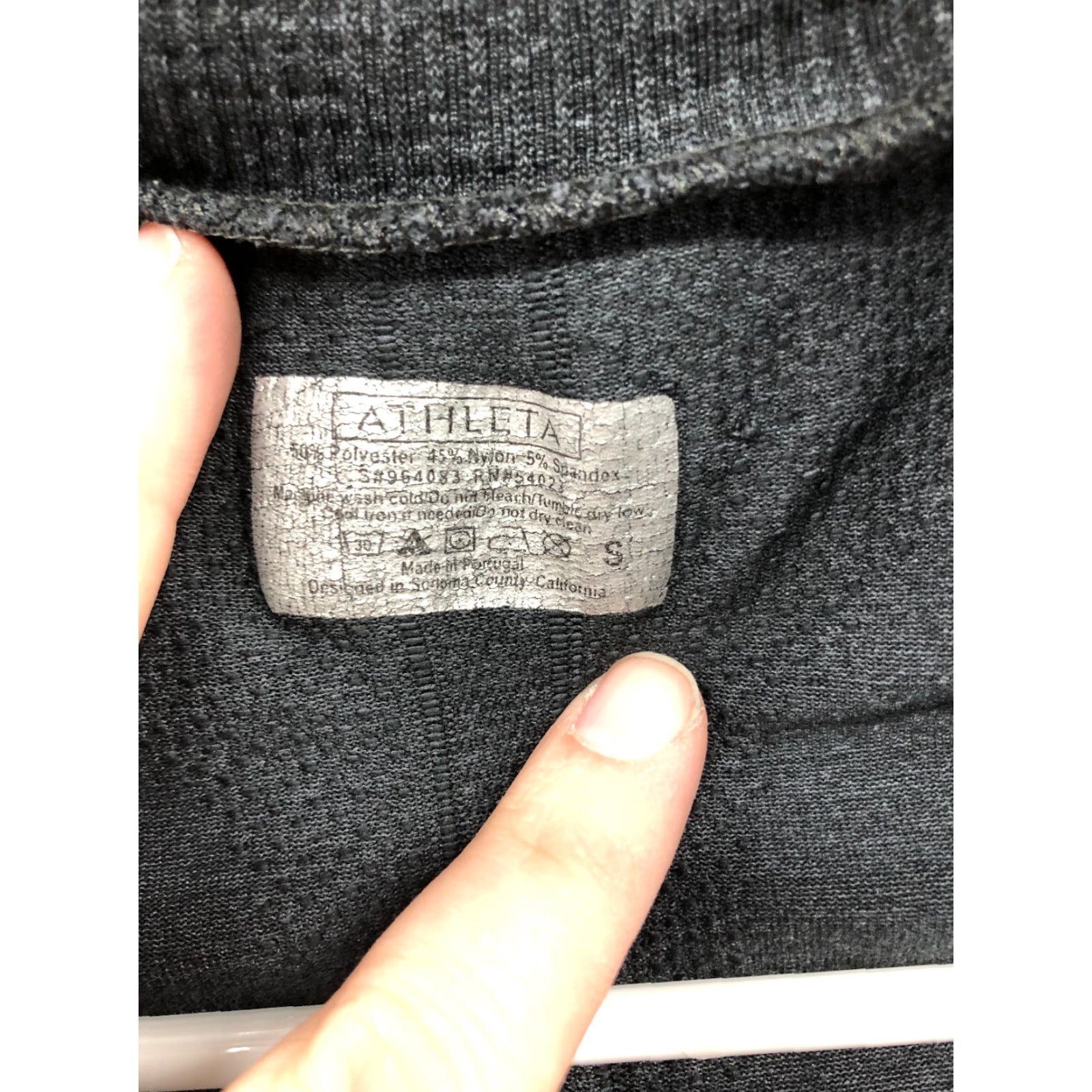 Athleta Athleta 1/4 Zip Mock Neck Scrunched Side Black Pullover Women's Size Small S Size S / US 4 / IT 40 - 6 Thumbnail