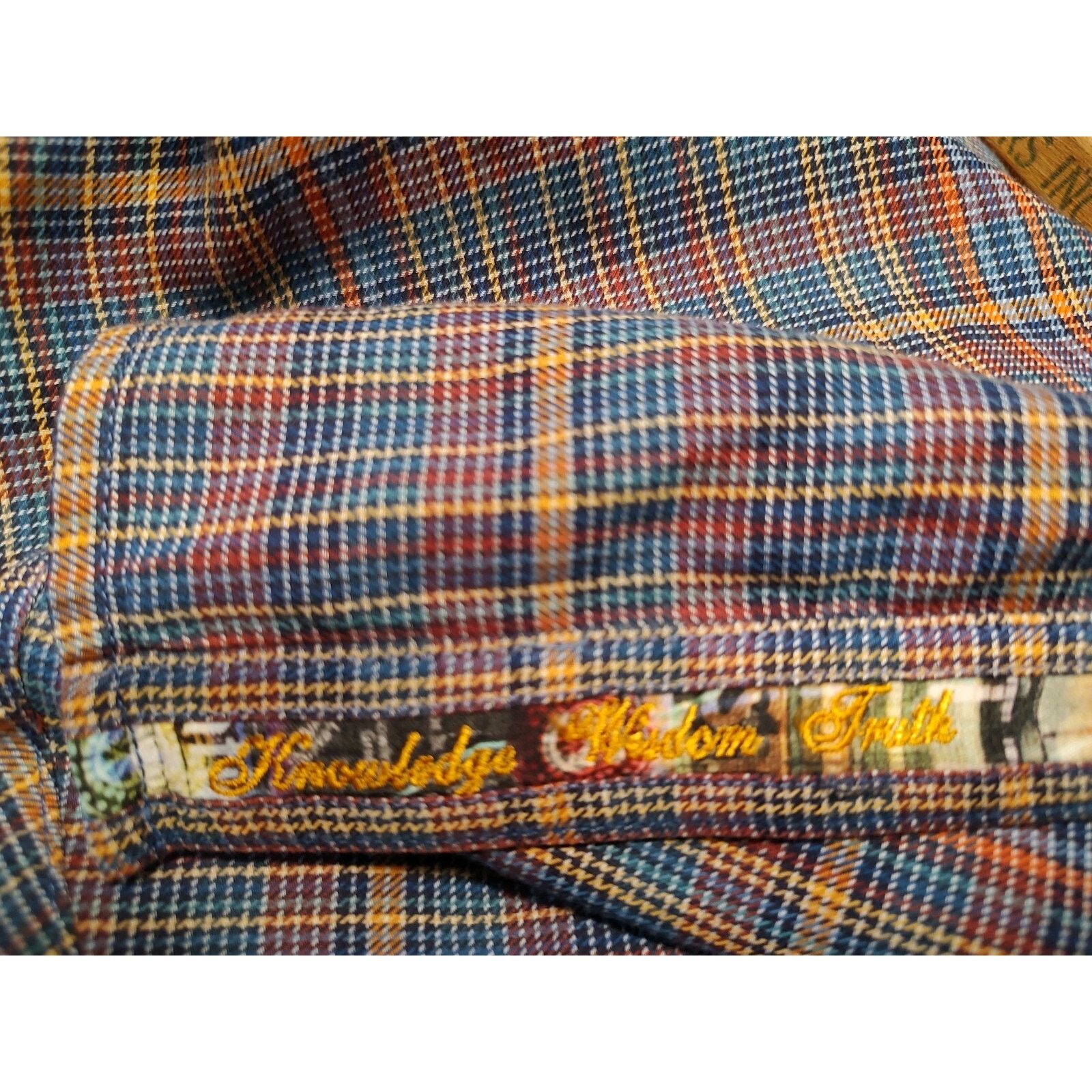 Robert Graham ROBERT GRAHAM Button down shirt Flip Cuff Multi X-Large EUC Size US XL / EU 56 / 4 - 7 Thumbnail