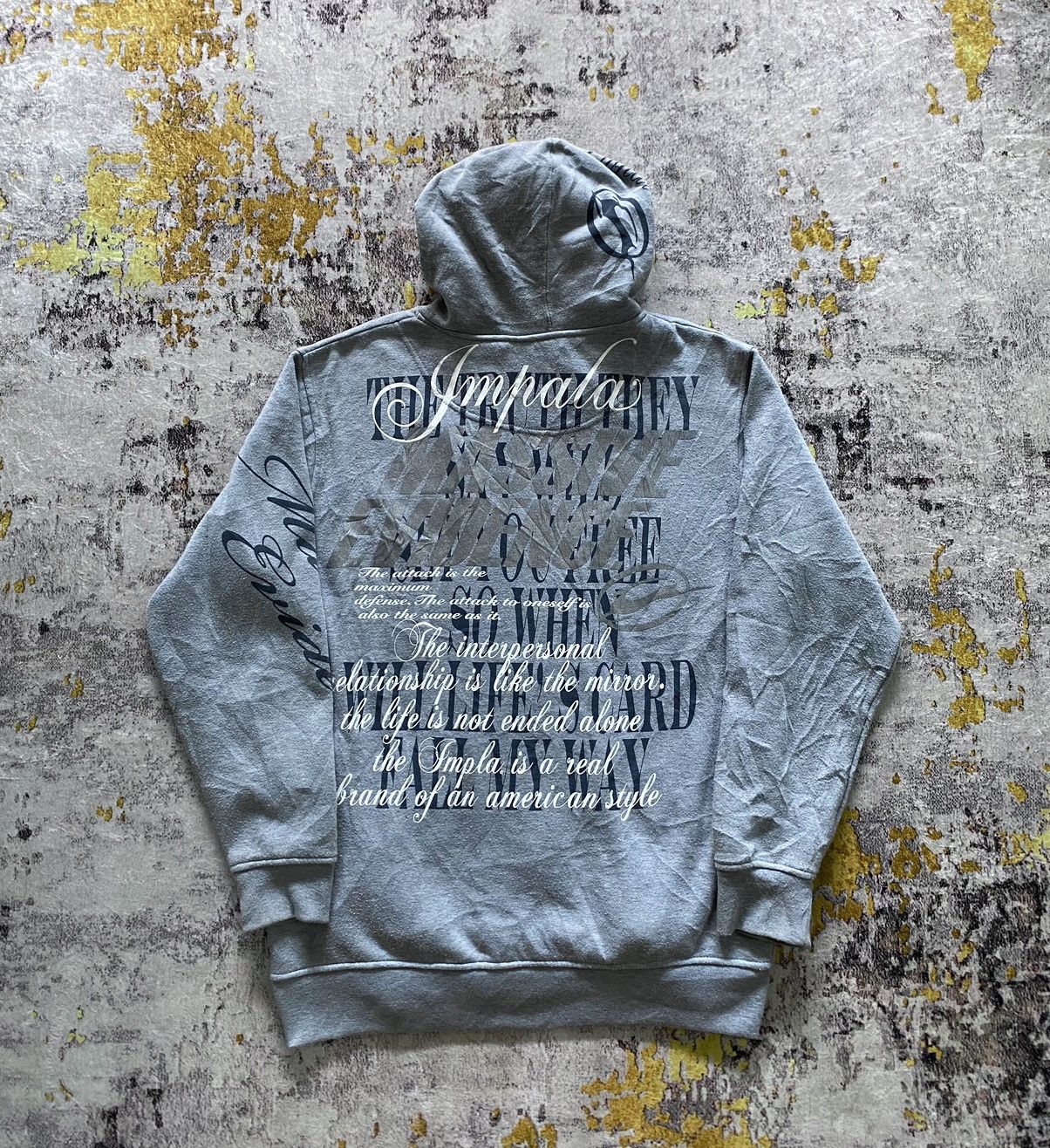 If Six Was Nine × Japanese Brand × Le Grande Bleu (L.G.B.) Vintage Impala Double Layer Poem Ifsix Lgb Style Size US XL / EU 56 / 4 - 1 Thumbnail