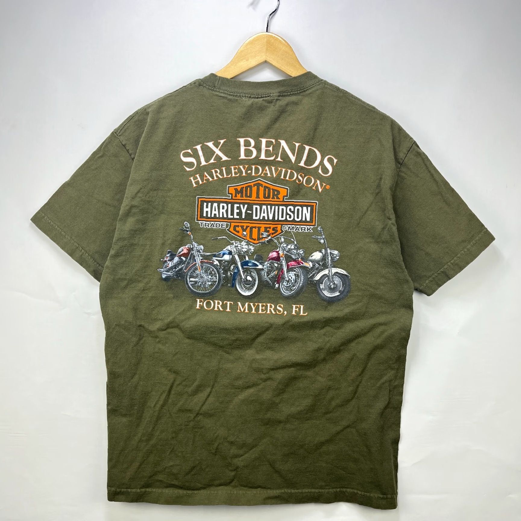 Harley Davidson Vintage Harley-Davidson Florida Motorcycle T-Shirt Large Green User: Vintage Harley-Davidson Florida Motorcycle T-Shirt Large Green Size US L / EU 52-54 / 3 - 2 Thumbnail