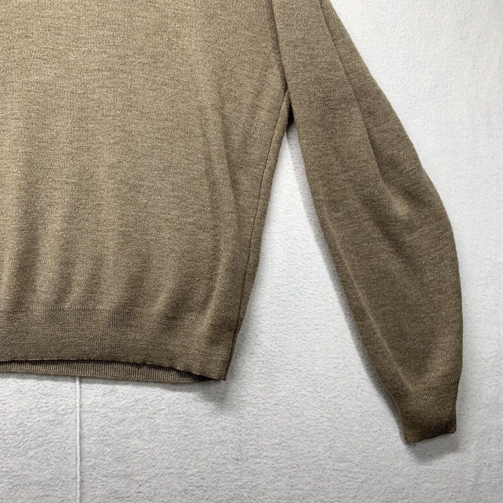 Vintage Vintage Mens V-Neck Sweater Knit Pullover BDF West Chester Classics Brown Medium All Seasons 80s 90s Size US M / EU 48-50 / 2 - 3 Thumbnail