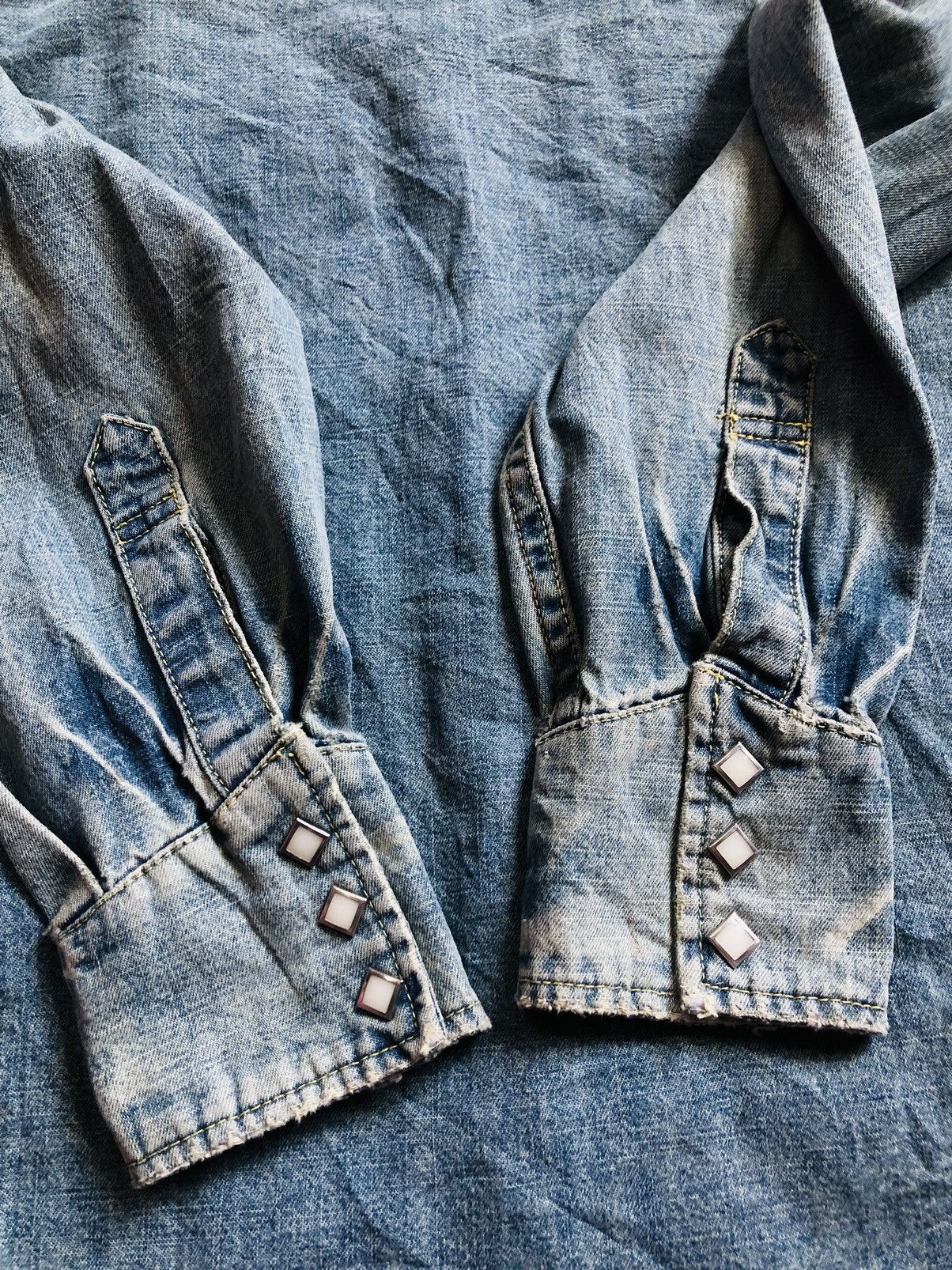 If Six Was Nine × Japanese Brand Japanese Vintage Burning Violet western pearl snap button up Size US M / EU 48-50 / 2 - 9 Thumbnail