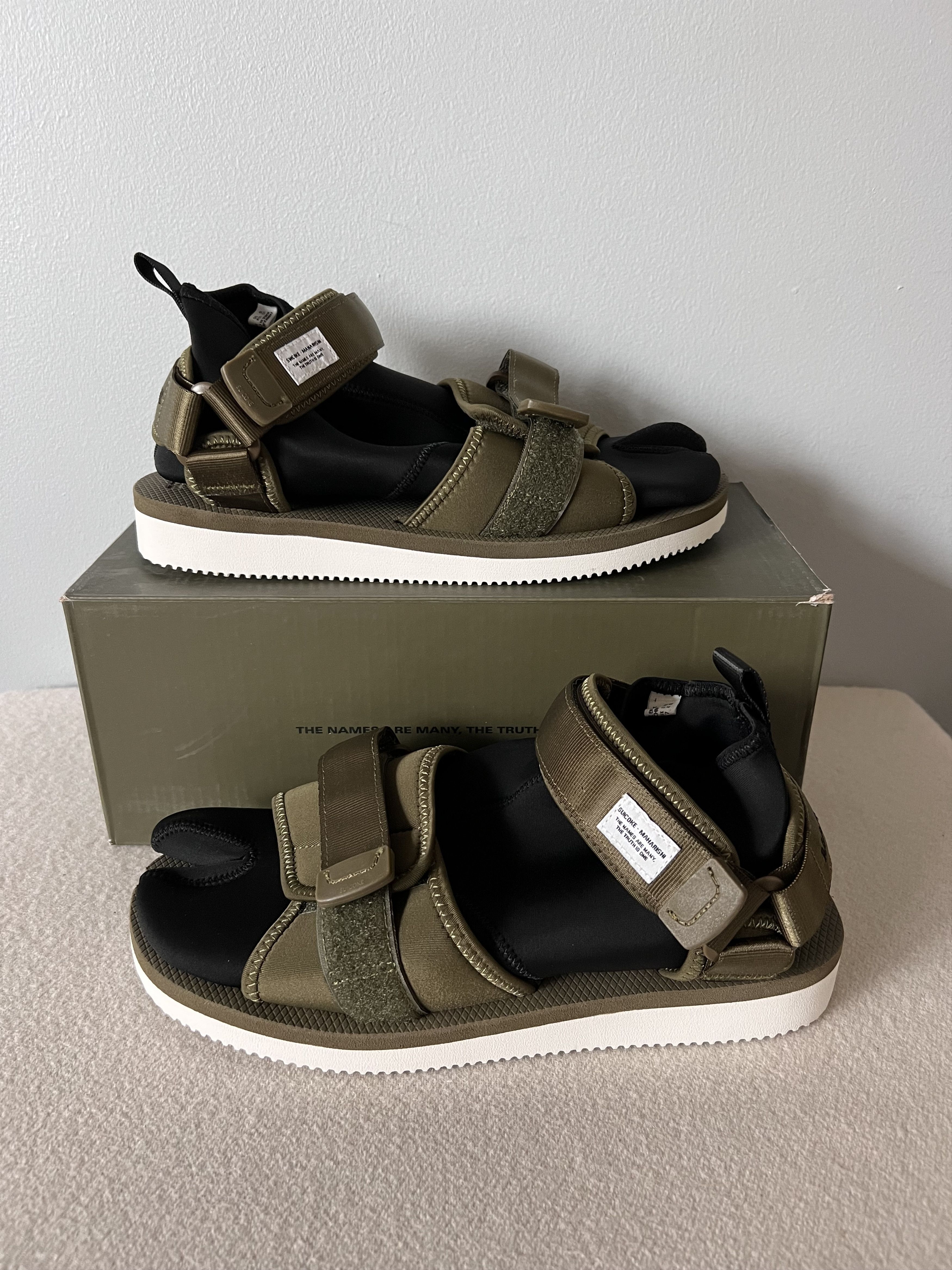 Maharishi × Suicoke Suicoke Maharishi Kuno Tabi Sandals in Olive Black Size US 8 / EU 41 - 2 Thumbnail