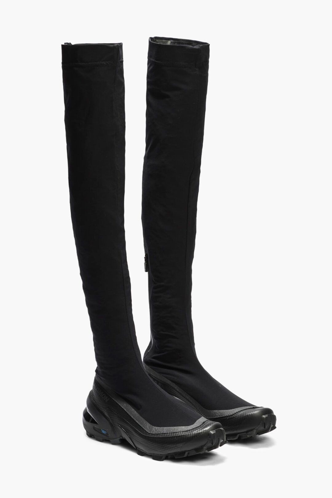 Maison Margiela × Salomon og1mm0625 Studded Sole Crosswader Sock Boots in Black Size US 9 / EU 42 - 2 Thumbnail