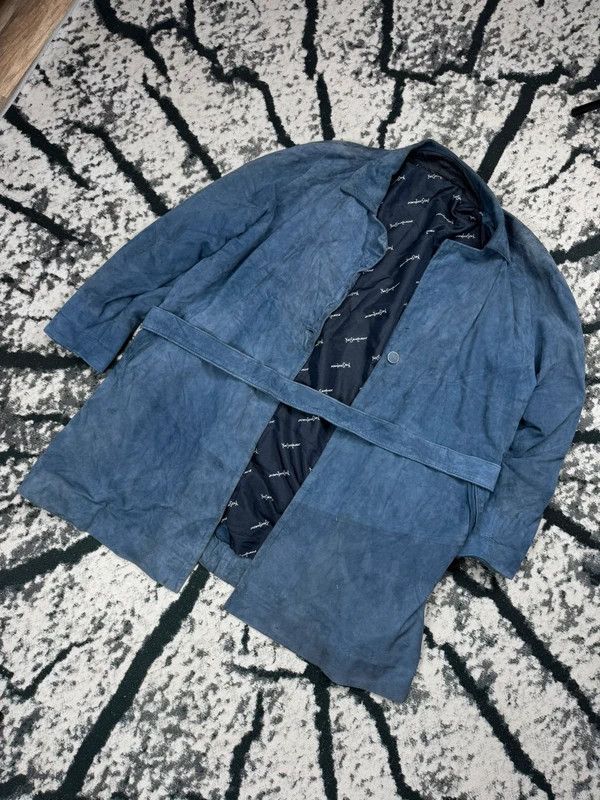 Yves Saint Laurent Vintage Yves Saint Laurent coat blue ysl monogram XL Size US XL / EU 56 / 4 - 2 Thumbnail