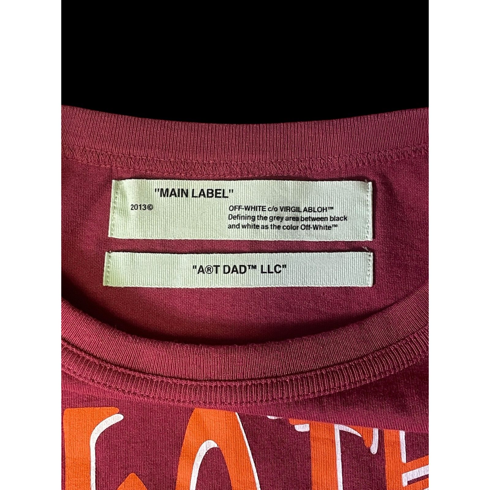 Off-White 2013 Off-White Late Nights Early Mornings Art Dad T-Shirt Size US XS / EU 42 / 0 - 6 Thumbnail